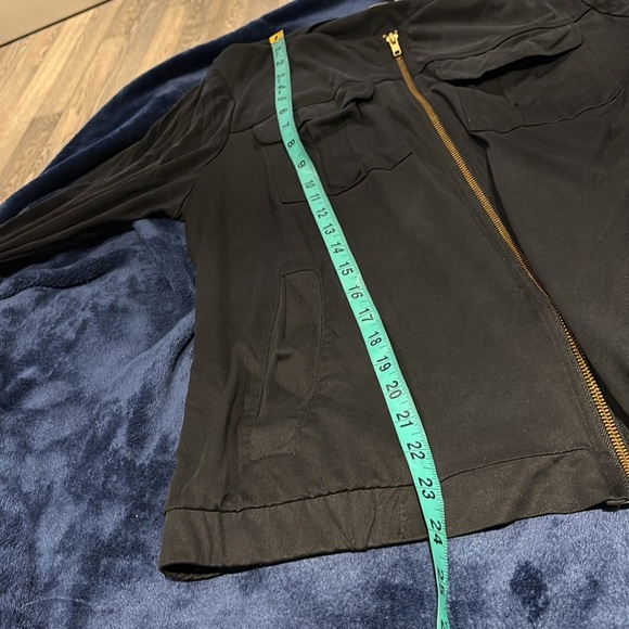 Next bumper style zipper long sleeve top Sz L - Picture 7 of 9